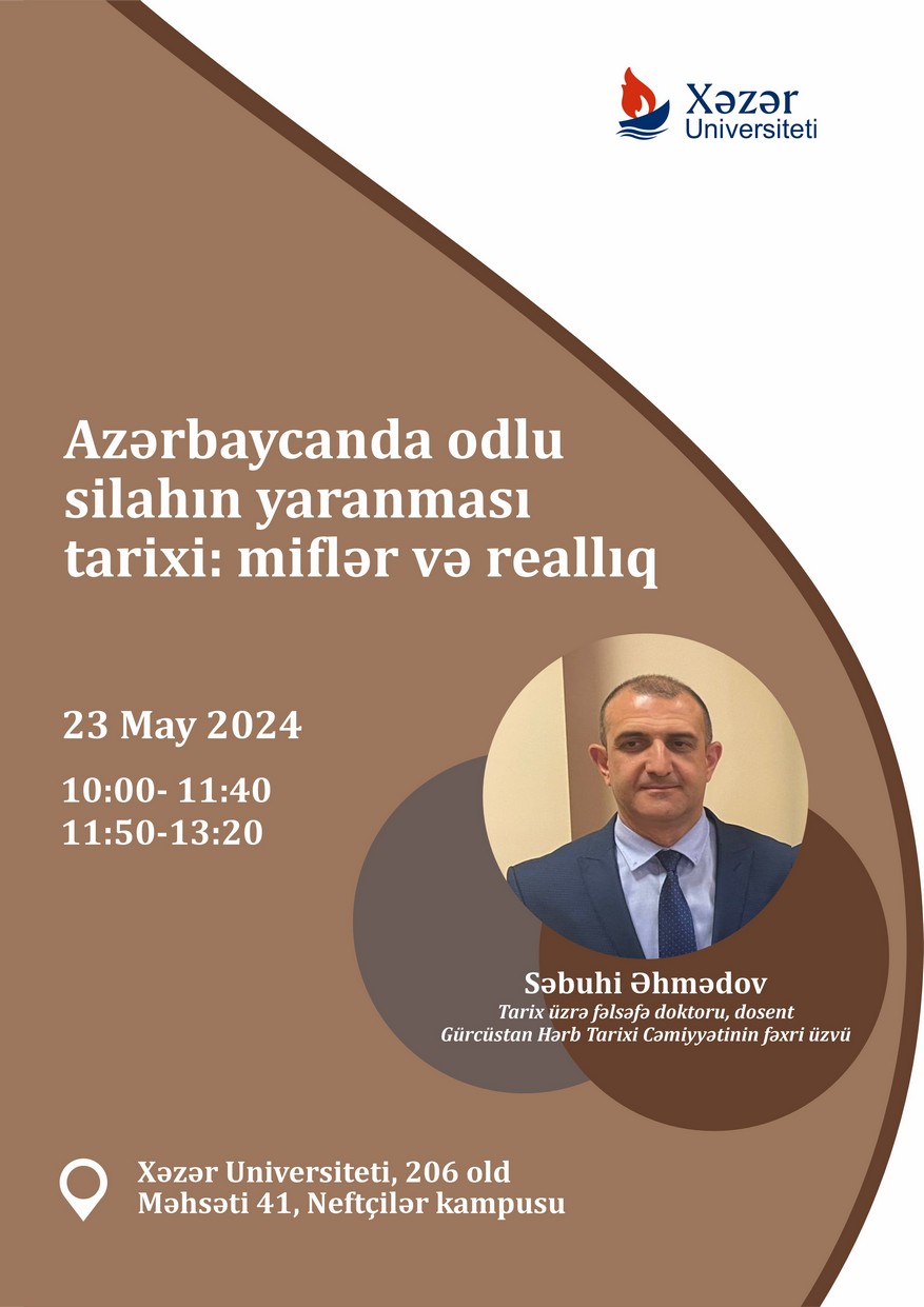 History and Archaeology Department Lecturer Orkhan Zamanov to Organize Seminar